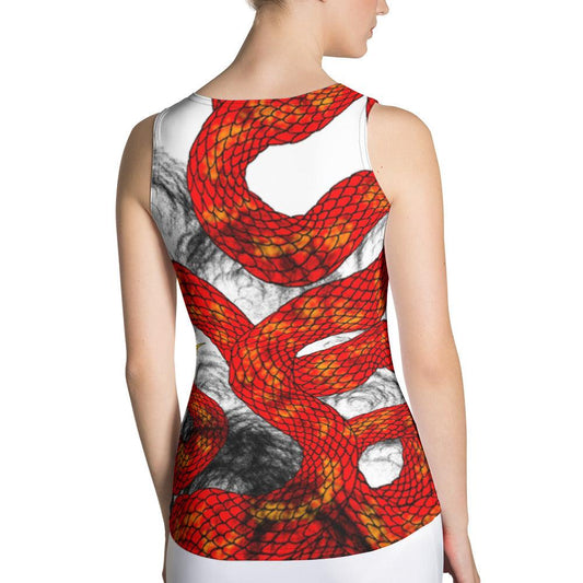 Red Imperial Dragon Women's Tank Top - Rocky Mountain Dragons LLC