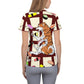 Sushi Dogs Women's Athletic T-shirt - Rocky Mountain Dragons LLC