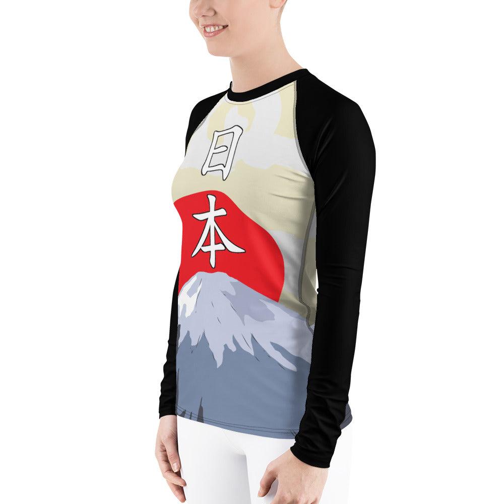 Catching the Sun Dragon Women's Rash Guard - Rocky Mountain Dragons LLC
