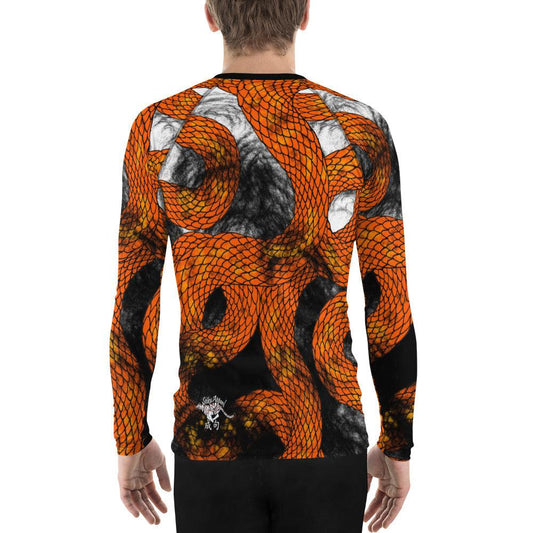 Orange Imperial Dragon Men's Rash Guard - Rocky Mountain Dragons LLC