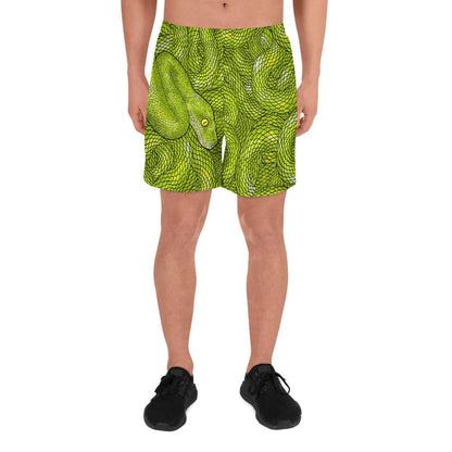 Snake's Lair Men's Athletic Long Shorts - Rocky Mountain Dragons LLC