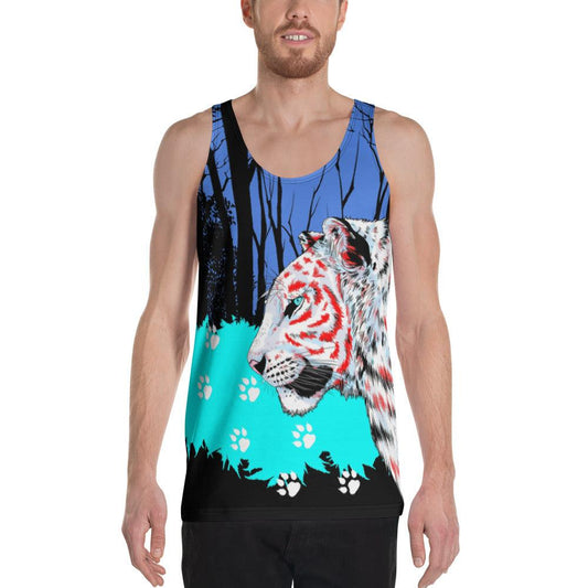 Elegant Tiger Men's Tank Top - Rocky Mountain Dragons LLC