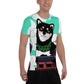 Temple Shiba Men's Athletic T-shirt - Rocky Mountain Dragons LLC