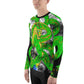 Lime Green Imperial Dragon Men's Long Sleeve Rash Guard - Rocky Mountain Dragons LLC