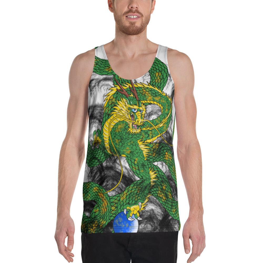 Forest Green Imperial Dragon Men's Tank Top - Rocky Mountain Dragons LLC