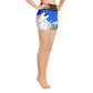 Howling Wolf Yoga Shorts - Rocky Mountain Dragons LLC