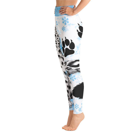 Snow Leopard Yoga Leggings - Rocky Mountain Dragons LLC