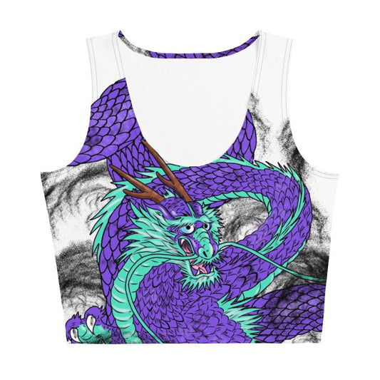 Purple Imperial Dragon Crop Top - Rocky Mountain Dragons LLC