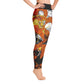 Orange Imperial Dragon Yoga Leggings - Rocky Mountain Dragons LLC