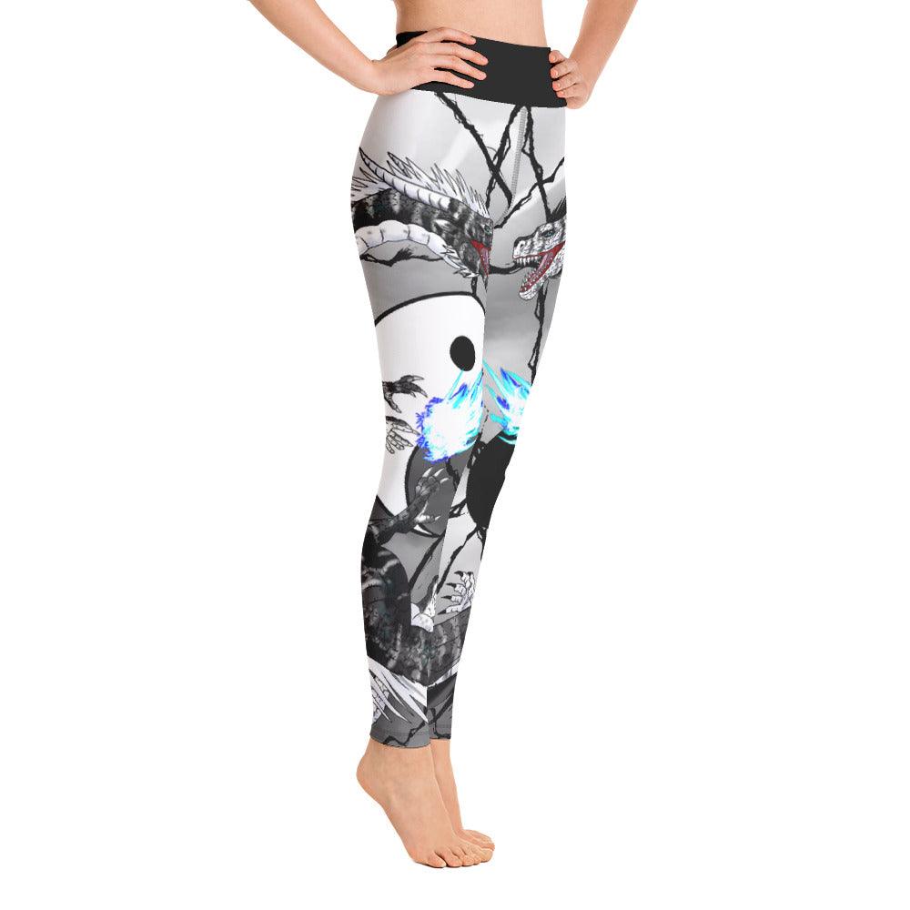 Dueling Dragons Yoga Leggings - Rocky Mountain Dragons LLC