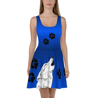Howling Wolf Skater Dress - Rocky Mountain Dragons LLC