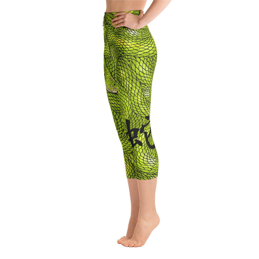 Snake's Lair Yoga Capri Leggings - Rocky Mountain Dragons LLC