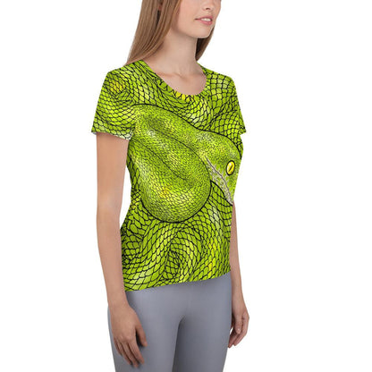 Snake's Lair Women's Athletic T-shirt - Rocky Mountain Dragons LLC