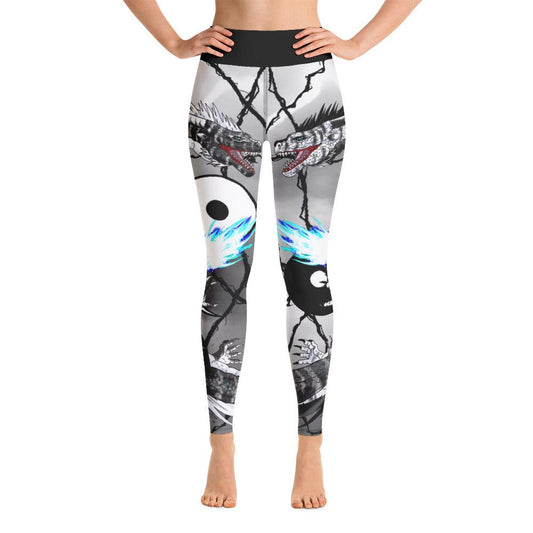 Dueling Dragons Yoga Leggings - Rocky Mountain Dragons LLC