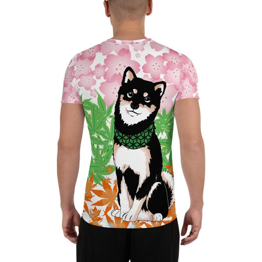 Seasons of Shiba Men's Athletic T-shirt - Rocky Mountain Dragons LLC