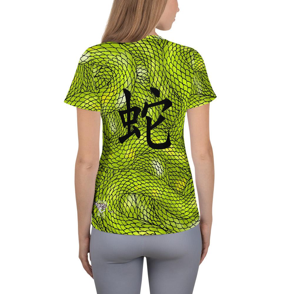 Snake's Lair Women's Athletic T-shirt - Rocky Mountain Dragons LLC
