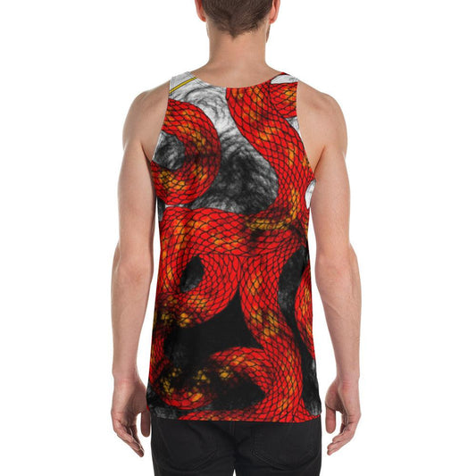 Red Imperial Dragon Men's Tank Top - Rocky Mountain Dragons LLC