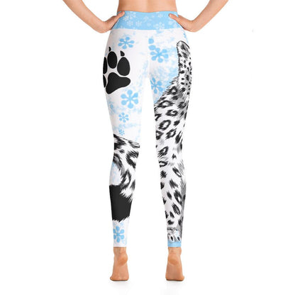 Snow Leopard Yoga Leggings - Rocky Mountain Dragons LLC