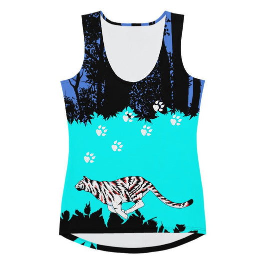 Elegant Tiger Women's Tank Top - Rocky Mountain Dragons LLC