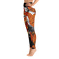 Orange Imperial Dragon Yoga Leggings - Rocky Mountain Dragons LLC