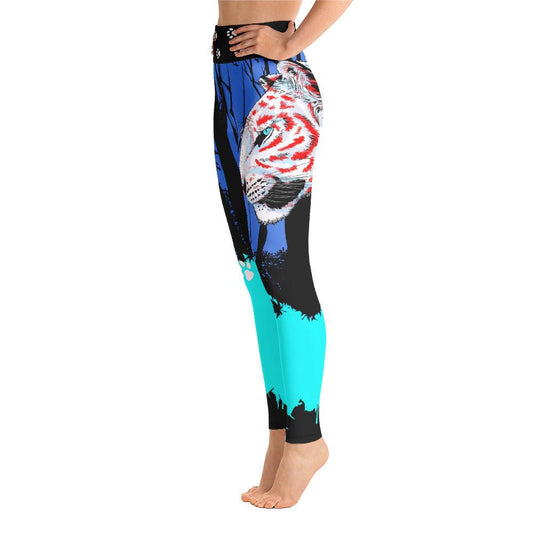 Elegant Tiger Yoga Leggings - Rocky Mountain Dragons LLC