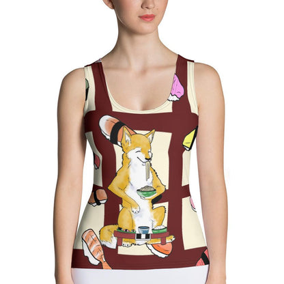 Sushi Dogs Women's Tank Top - Rocky Mountain Dragons LLC