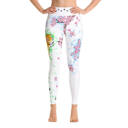 Shiba Inu Sakura Yoga Leggings - Rocky Mountain Dragons LLC