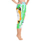 Kawaii Fox Yoga Capri Leggings - Rocky Mountain Dragons LLC