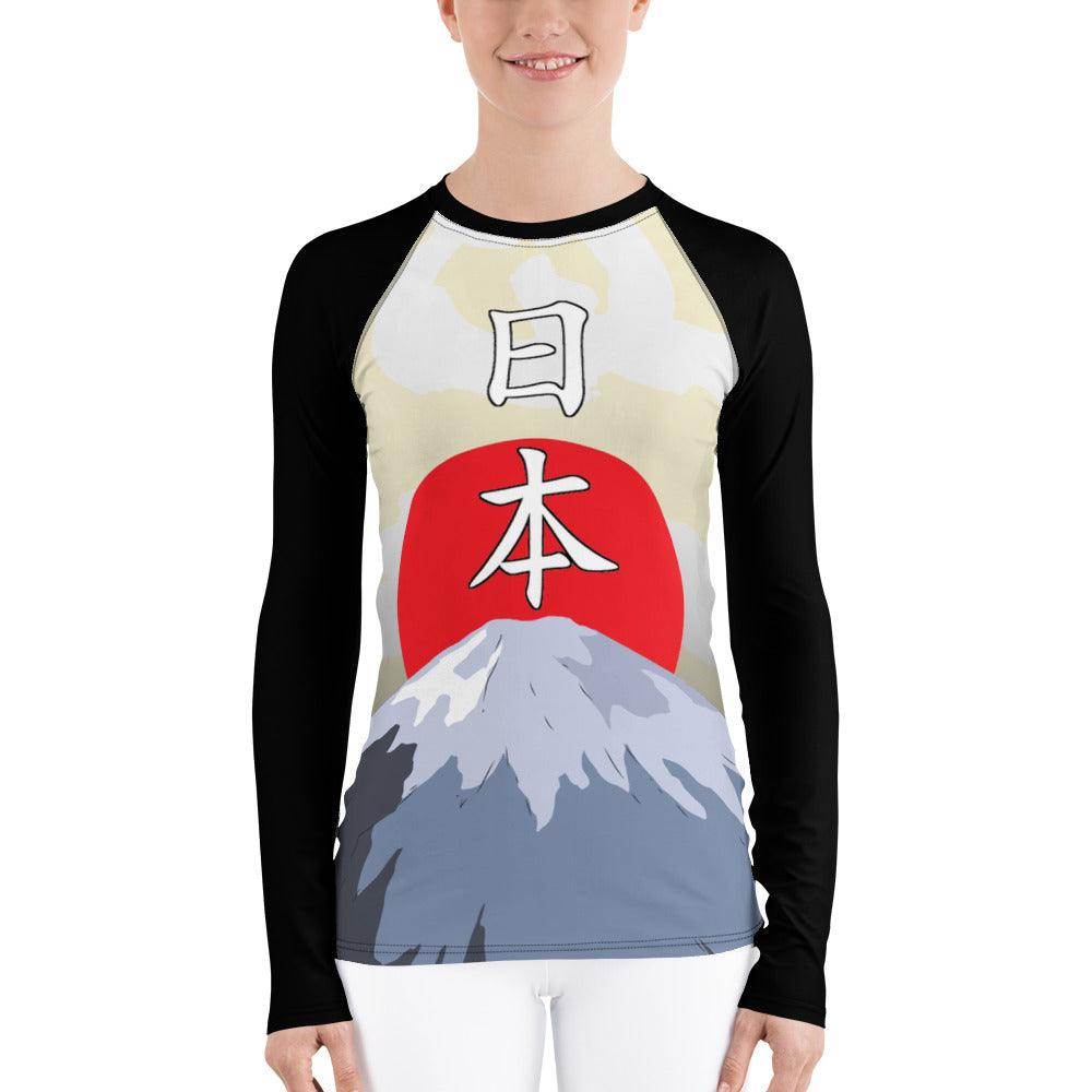 Catching the Sun Dragon Women's Rash Guard - Rocky Mountain Dragons LLC