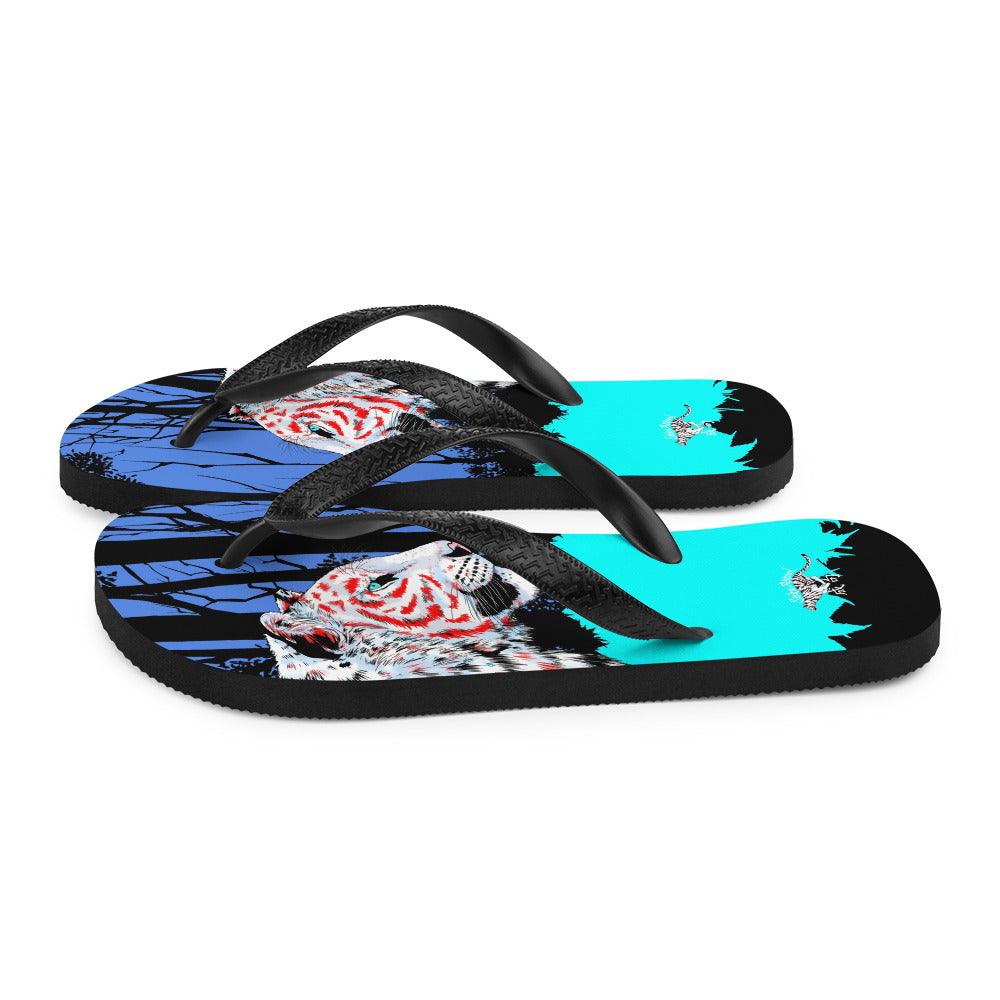 Elegant Tiger Flip-Flops - Rocky Mountain Dragons LLC