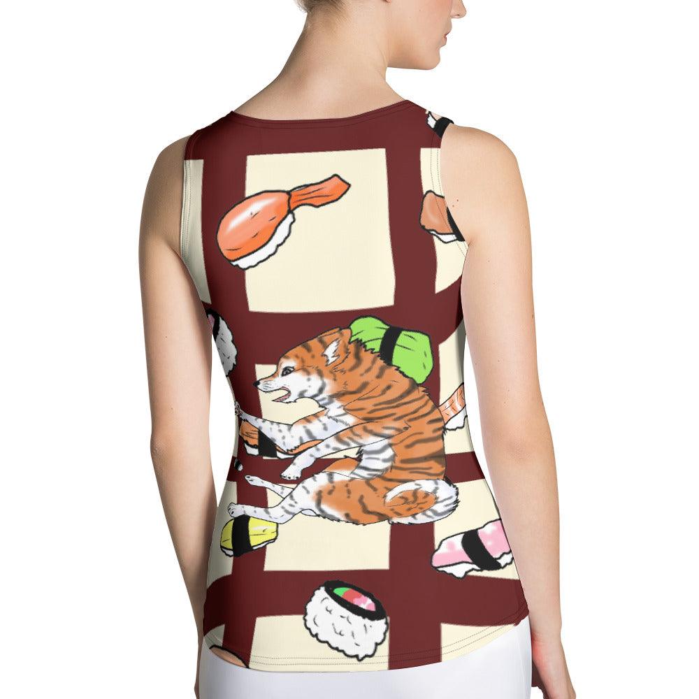 Sushi Dogs Women's Tank Top - Rocky Mountain Dragons LLC