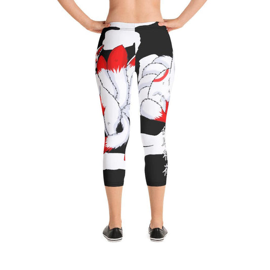 Inari Temple Guardian Capri Leggings - Rocky Mountain Dragons LLC