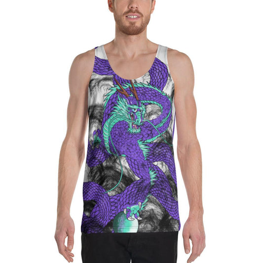 Purple Imperial Dragon Men's Tank Top - Rocky Mountain Dragons LLC