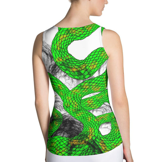 Lime Green Imperial Dragon Women's Tank Top - Rocky Mountain Dragons LLC