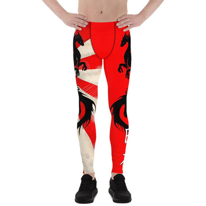 Rising Sun Dragon Men's Leggings - Rocky Mountain Dragons LLC