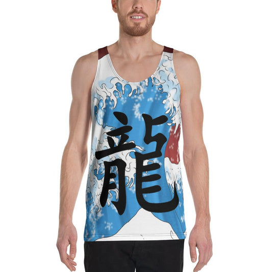 Dragon of the Wave Men's Tank Top - Rocky Mountain Dragons LLC