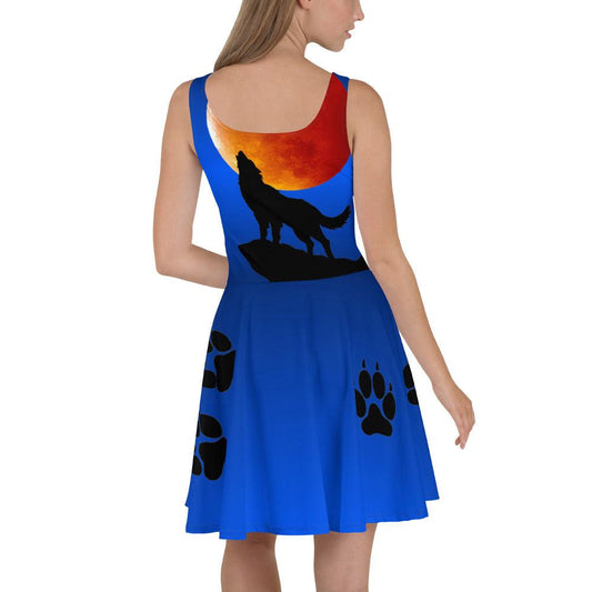 Howling Wolf Skater Dress - Rocky Mountain Dragons LLC